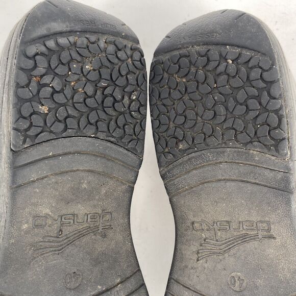 DANSKO XP 2.0 Black Leather Professional Closed Back Clogs Women's EU 40 US 9.5 - Picture 7 of 11